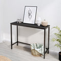 39Inch Console Table Open Shelf SlimProfile Space Saving